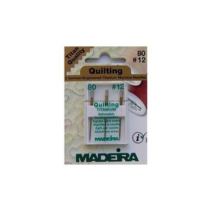 Madeira Иглы Quilting titanium № 80  ( 3 шт. )