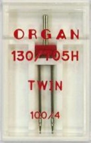 Organ Иглы двойные стандарт №100/4.0, 1 шт.